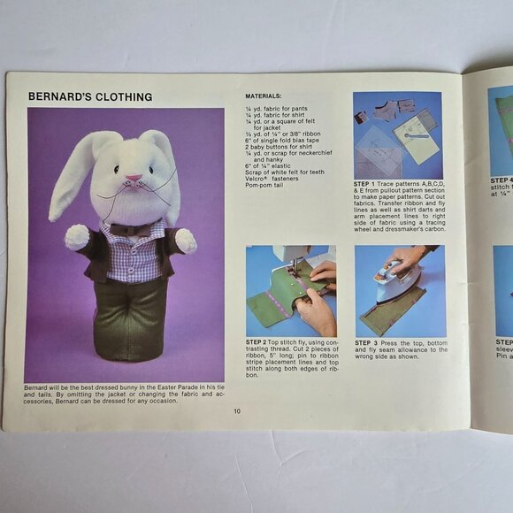 Sock Bunnies Designer Series Craft Pattern Booklet By Quick Publications - Picture 7 of 16